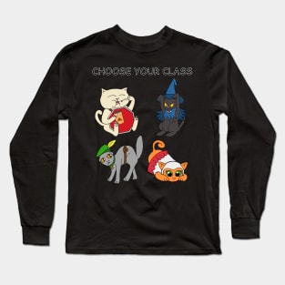 Choose Your Cat Class Long Sleeve T-Shirt